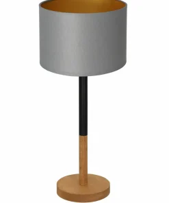 Lampka nocna z abażurem w kształcie walca LX 3826 z serii TABLE LAMPS*Sklep Kaja Best