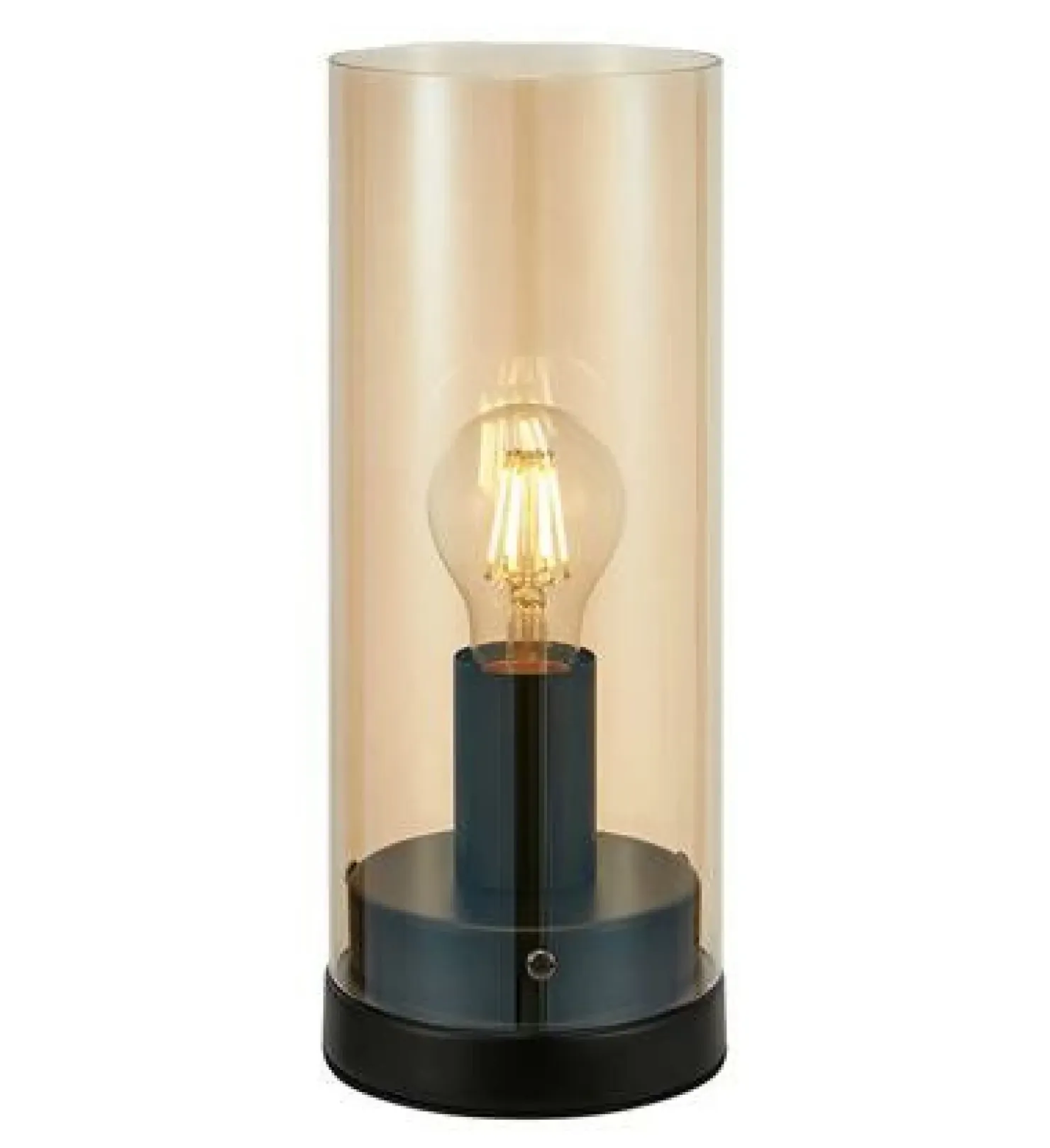 Lampka nocna z bursztynowym kloszem, gwint E27 108735 POST | Kaja*Sklep Kaja New