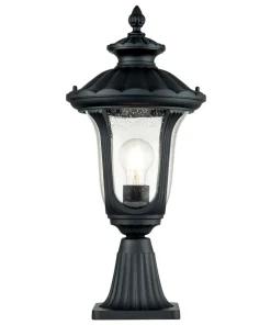 Lampka ogrodowa, teksturowana czerń CC3-S-BK z serii CHICAGO*Sklep Kaja Outlet