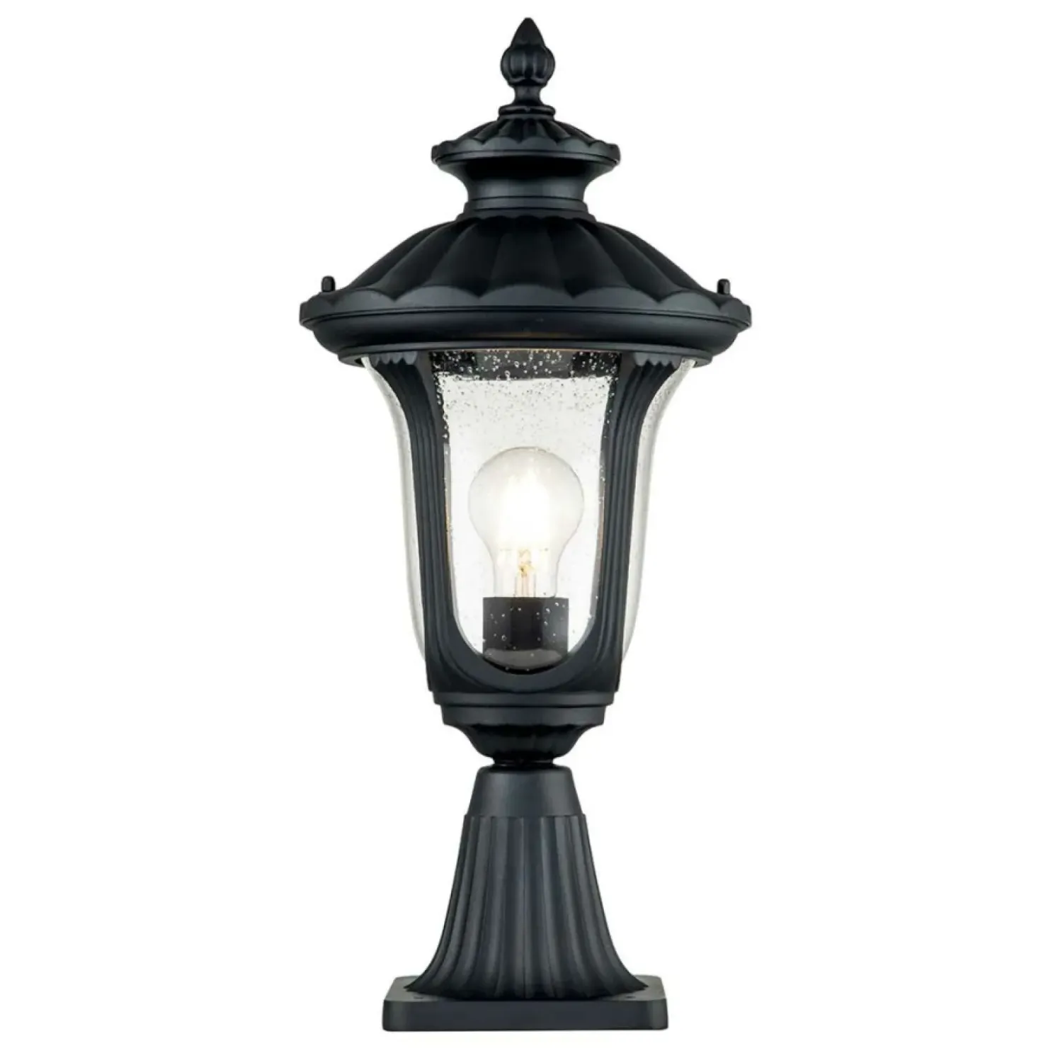 Lampka ogrodowa, teksturowana czerń CC3-S-BK z serii CHICAGO*Sklep Kaja Outlet
