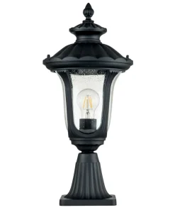 Lampka ogrodowa, teksturowana czerń CC3-S-BK z serii CHICAGO*Sklep Kaja Outlet