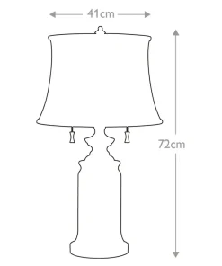 Lampka stołowa, antyczny nikiel FE-STATEROOM-TL-AN z serii STATEROOM*Sklep Kaja Store