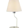 Lampka stołowa biała z abażurem LEDEA 50501101 YORK | Kaja Oświetlenie*Sklep Kaja Cheap