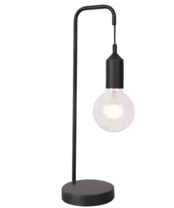 Lampka stołowa czarna minimalizm LEDEA 50501194 LAREN | Kaja*Sklep Kaja Online