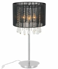 Lampka stołowa dark glamour MTM9262/3P BK ESSENCE | Kaja Oświetlenie*Sklep Kaja New