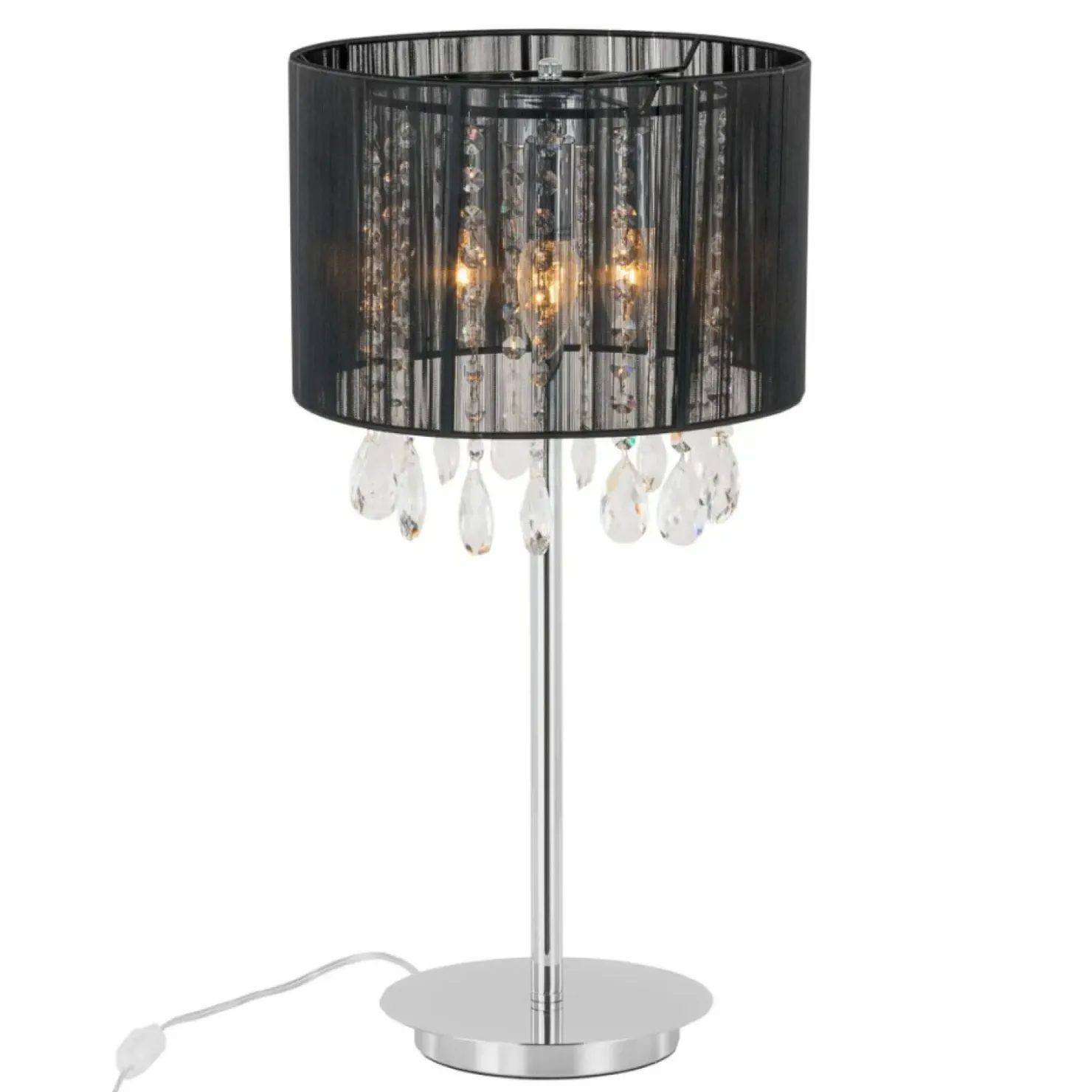 Lampka stołowa dark glamour MTM9262/3P BK ESSENCE | Kaja Oświetlenie*Sklep Kaja New
