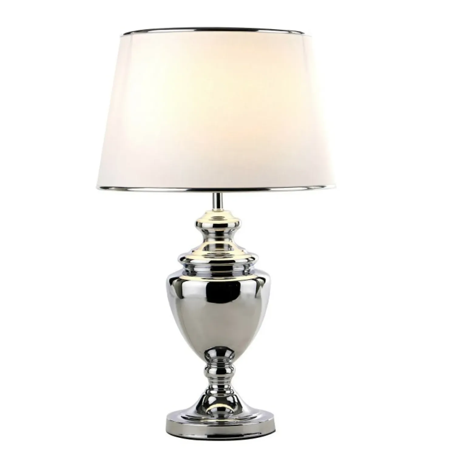Lampka stołowa glamour, do salonu MT28691 CH ROMA | Kaja Oświetlenie*Sklep Kaja Flash Sale