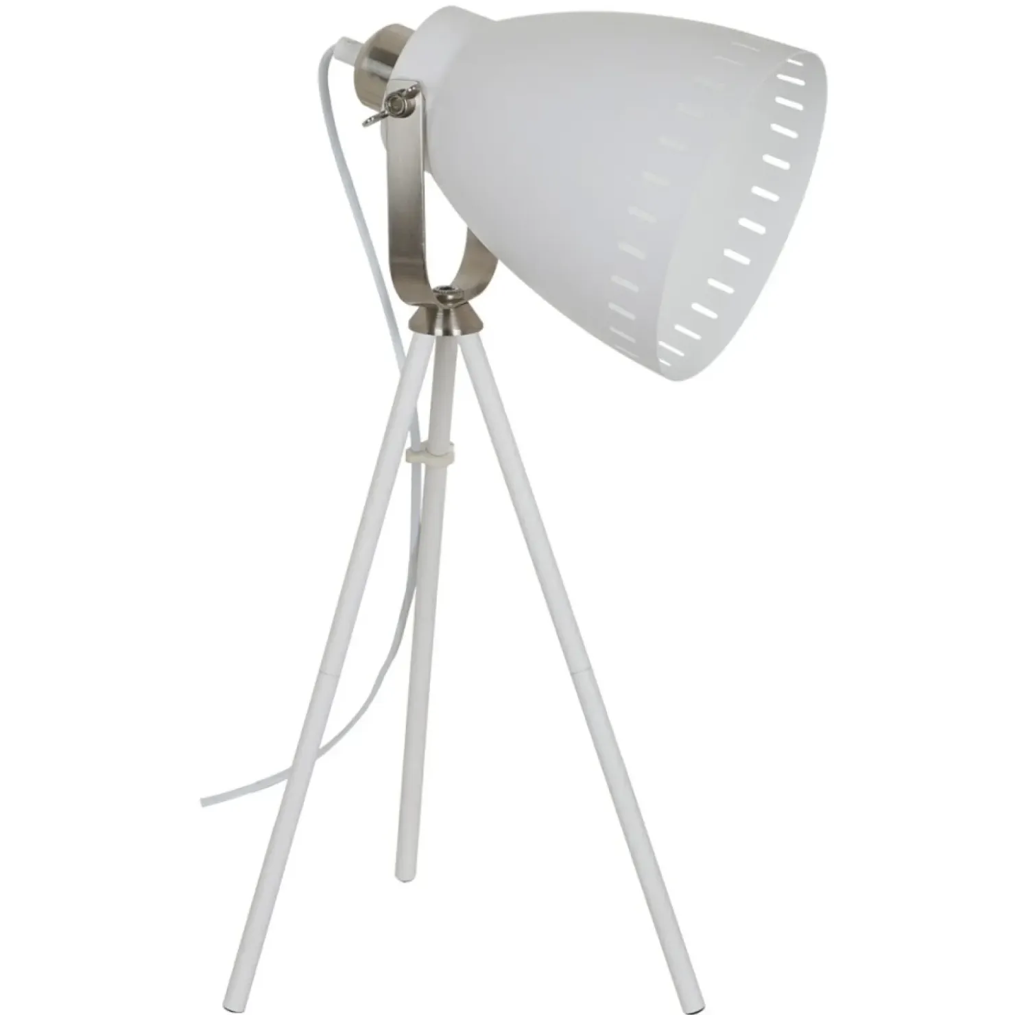 Lampka stołowa industrialna ML-HN2278-WH+S.NICK FRANKLIN | Kaja*Sklep Kaja Store