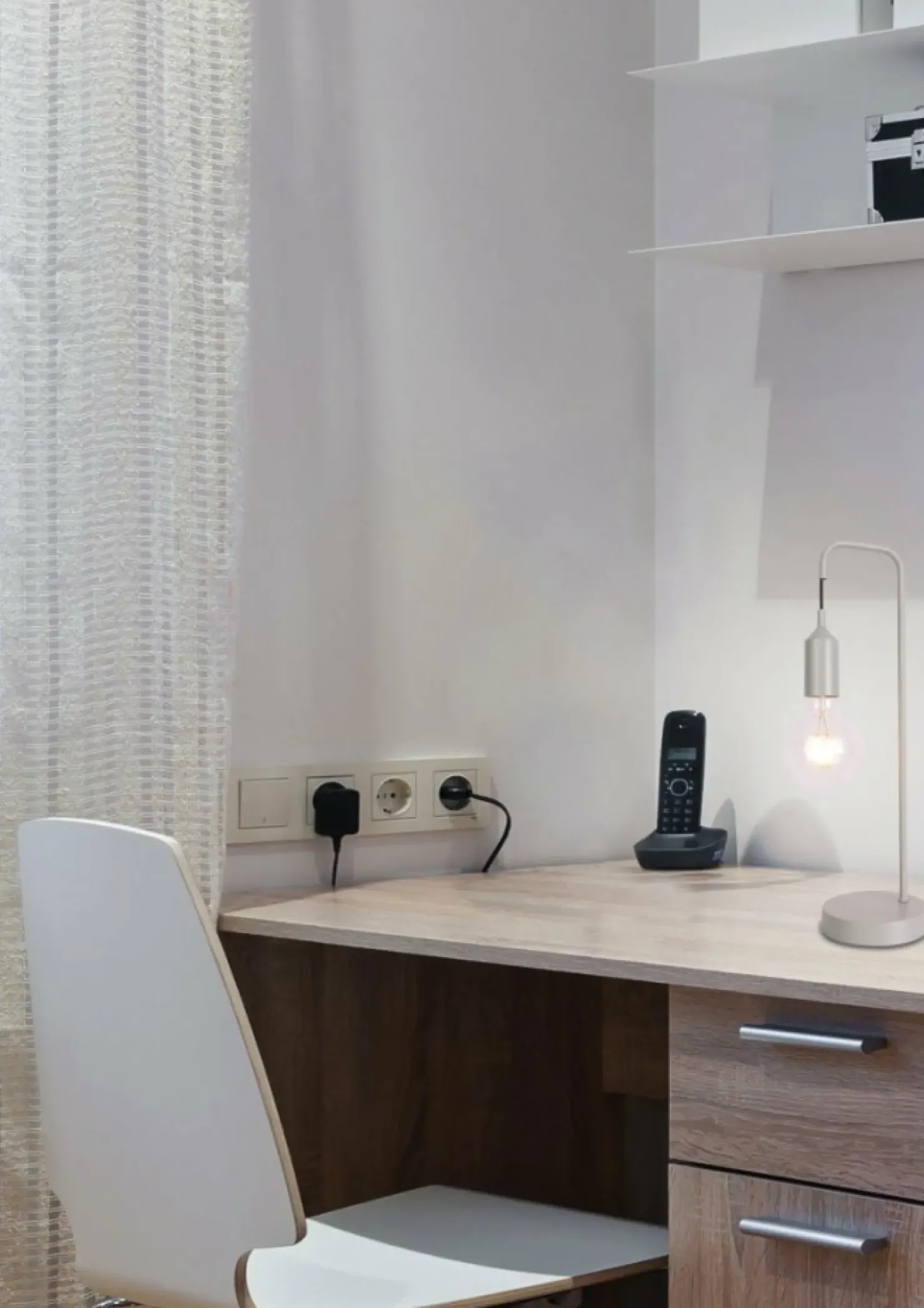 Lampka stołowa minimalistyczna E27 LEDEA 50501196 LAREN | Kaja*Sklep Kaja New