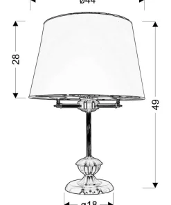 Lampka stołowa w kolorze patynowym 41-99436 GRAND | Kaja Oświetlenie*Sklep Kaja Flash Sale