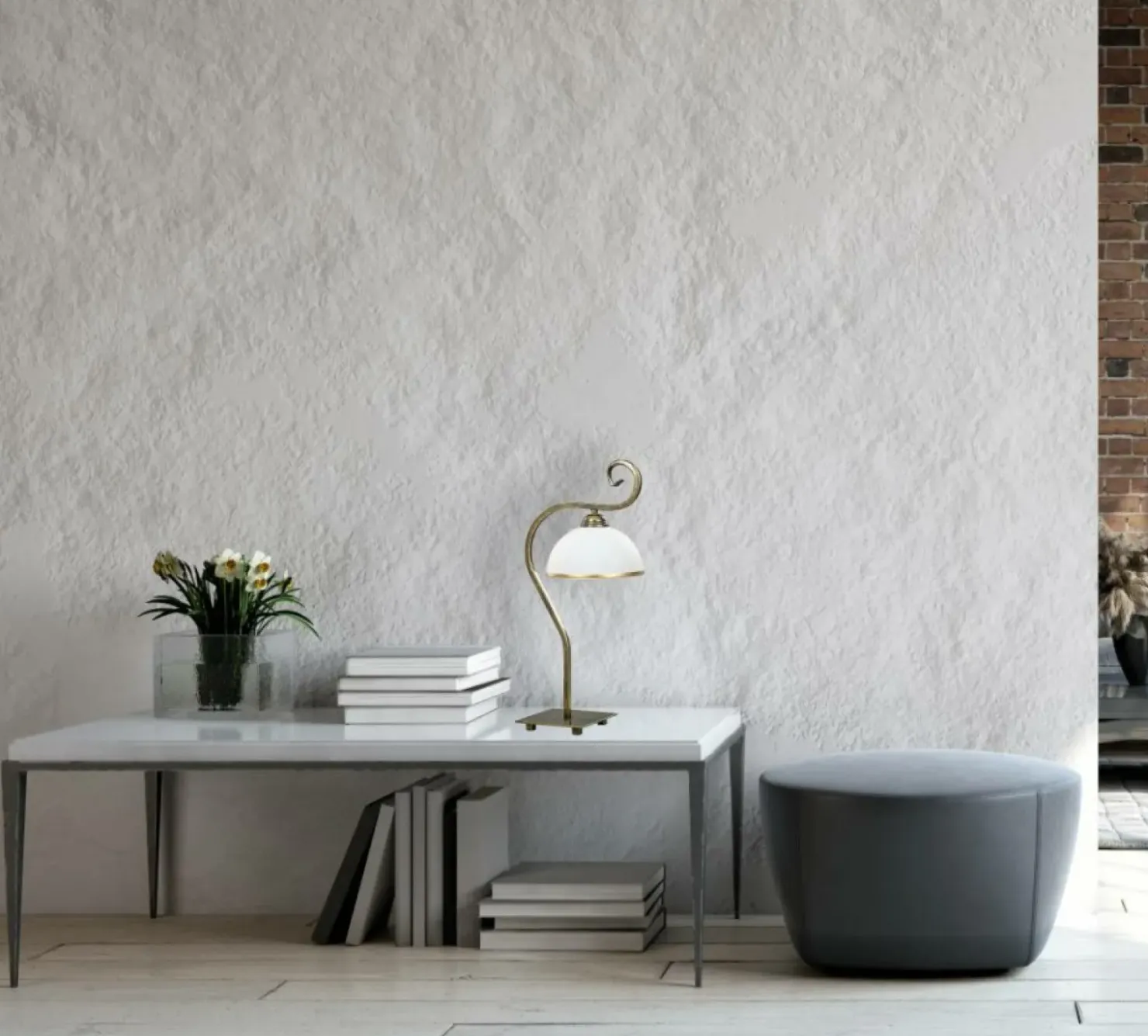 Lampka stołowa w stylu vintage, do salonu 149/LN1 WIVARA | Kaja*Sklep Kaja Shop