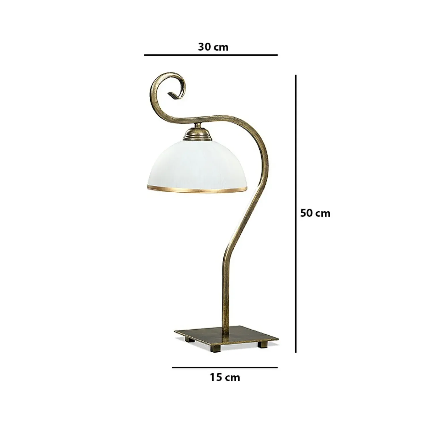 Lampka stołowa w stylu vintage, do salonu 149/LN1 WIVARA | Kaja*Sklep Kaja Shop