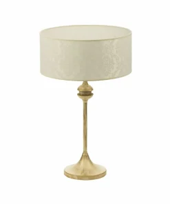 Lampka stołowa z abażurem w kolorze ecru JUP 1277 z serii KASZMIR*Sklep Kaja Best Sale