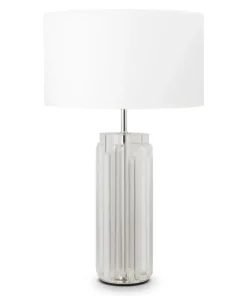 Lampka stołowa z białym abażurem MOD304TL-01CH z serii MUSE | Kaja*Sklep Kaja Cheap