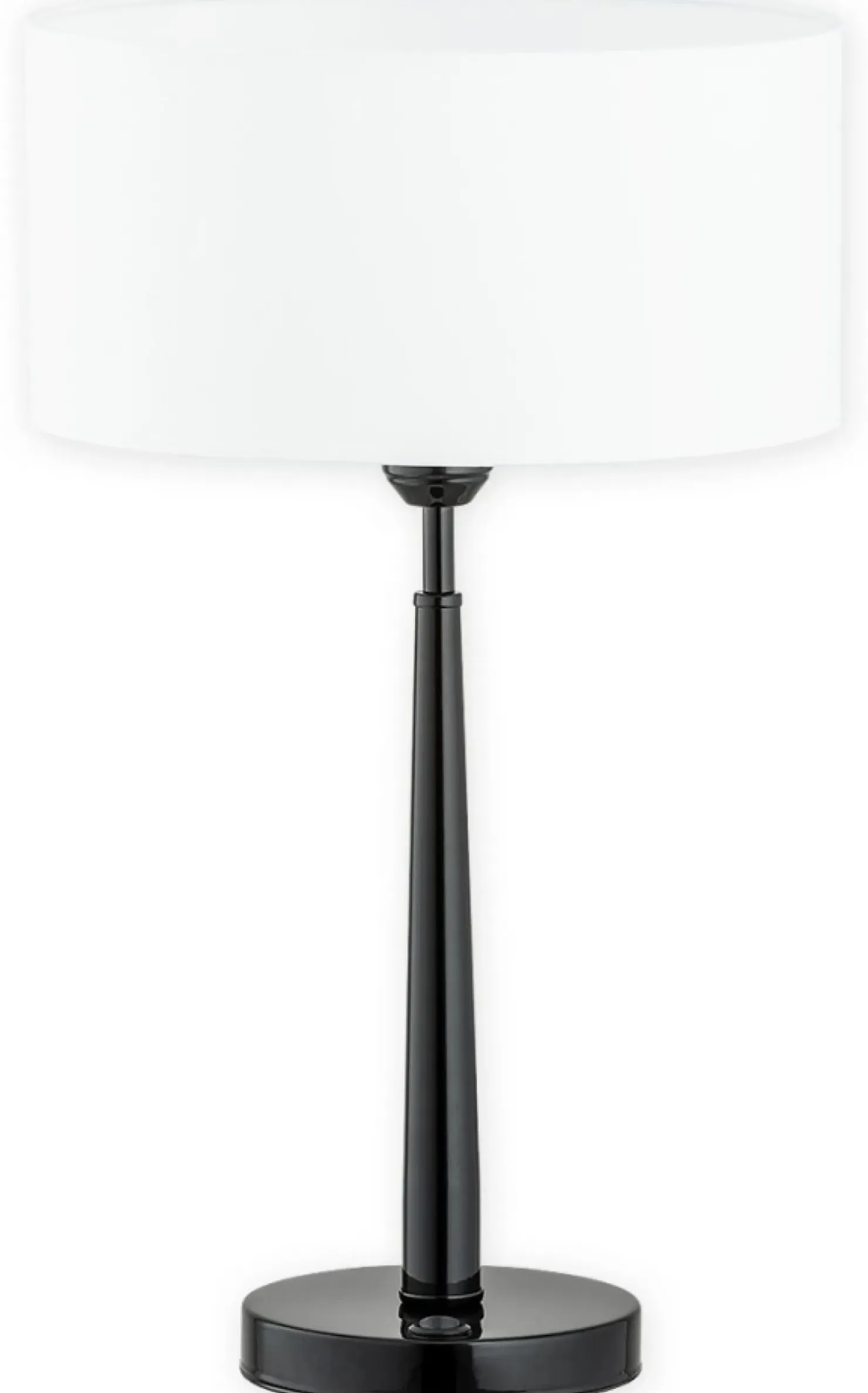 Lampka stołowa z białym abażurem O2878 L1 CZA + BIA | Kaja Oświetlenie*Sklep Kaja Shop