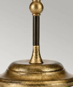 Lampka stołowa z jasnym abażurem AML-TL-BRONZE-IV z serii AMARILLI*Sklep Kaja Sale