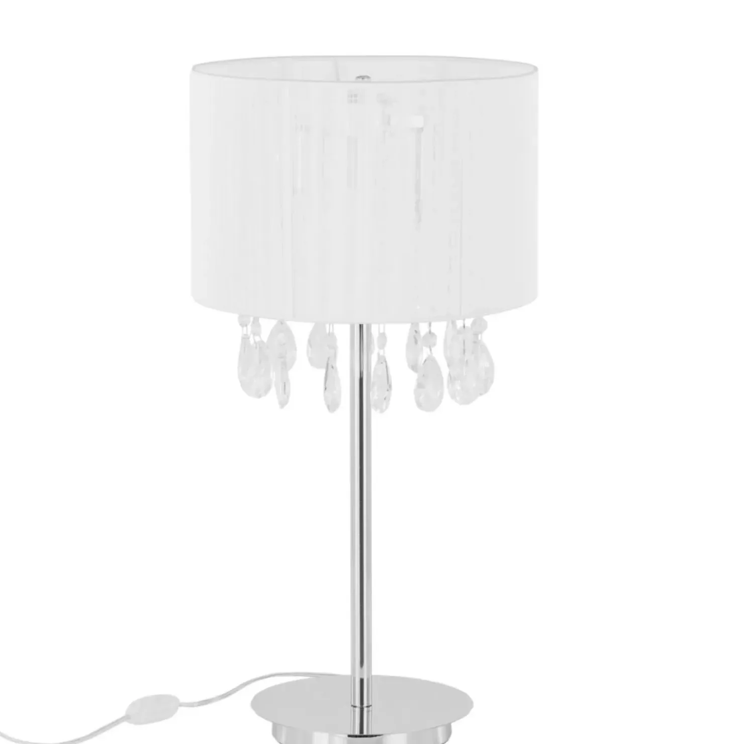 Lampka stołowa z kryształkami MTM9262/3P WH ESSENCE | Kaja Oświetlenie*Sklep Kaja Cheap