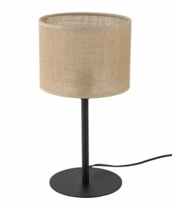 Lampka stołowa z naturalnym abażurem TK 5552 JUTA | Kaja Oświetlenie*Sklep Kaja Fashion