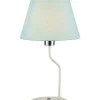 Lampka stołowa z niebieskim abażurem LEDEA 50501099 YORK | Kaja*Sklep Kaja Store