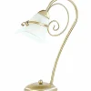 Lampka stołowa z ozdobnym kloszem retro LX 74 KOKARDA | Kaja*Sklep Kaja Outlet