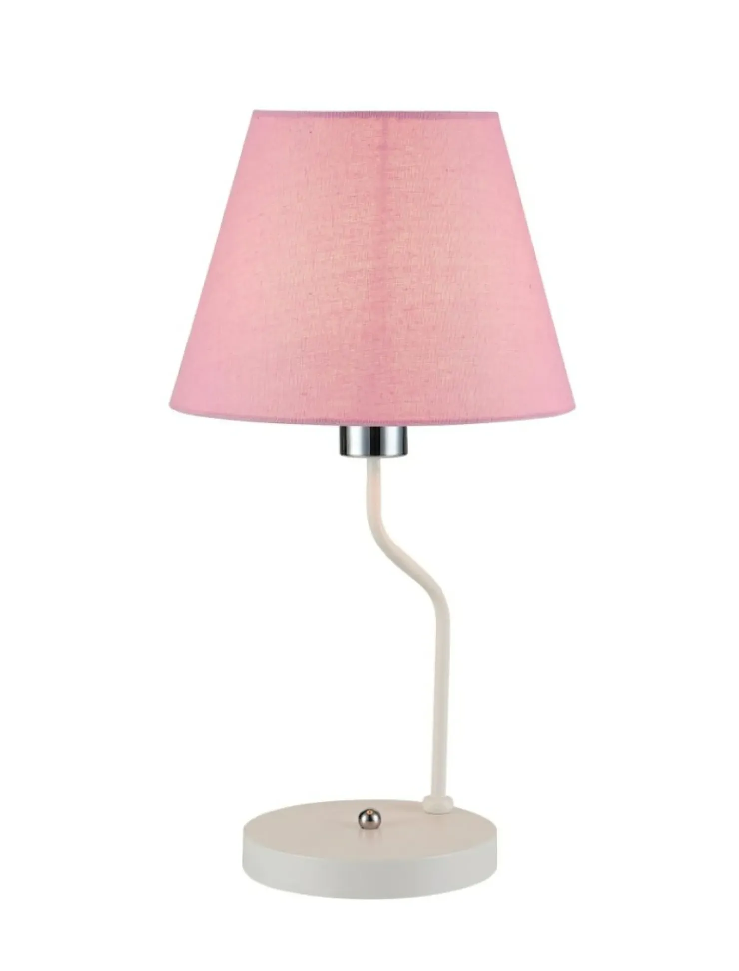 Lampka stołowa z różowym abażurem LEDEA 50501100 YORK | Kaja*Sklep Kaja Outlet