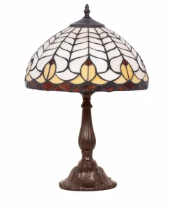 Lampka stołowa z witrażowym kloszem K-G081551 SARGAN | Kaja*Sklep Kaja Hot