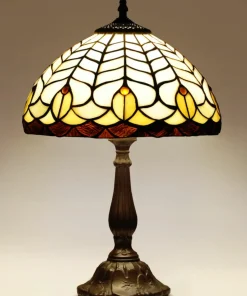 Lampka stołowa z witrażowym kloszem K-G081551 SARGAN | Kaja*Sklep Kaja Hot