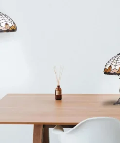 Lampka stołowa z witrażowym kloszem K-G081551 SARGAN | Kaja*Sklep Kaja Hot