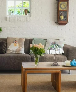 Lampka stołowa z witrażowym kloszem K-G08789 TECO | Kaja Oświetlenie*Sklep Kaja Online