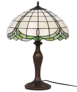 Lampka z szerokim, witrażowym kloszem K-G162166 PAPI | Kaja*Sklep Kaja Outlet