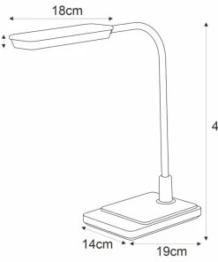 Lampka ze zmienną barwą światła K-BL1027 BIAŁY IKA | Kaja Oświetlenie*Sklep Kaja Sale