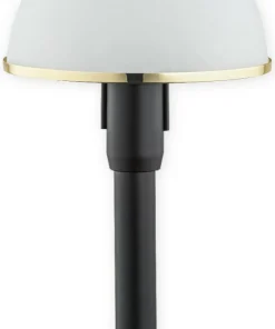 Lampka ze złotymi dodatkami O2928 L1 CZA ZL LAVA | Kaja Oświetlenie*Sklep Kaja Discount