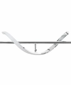 Clearance Sklep Kaja Ledowa, owana lampa wisząca ABR-LAZZA-30W SPIRALI | Kaja chrom