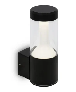 Ledowa, czarna lampa ścienna na elewację O590WL-L8B4K z serii KOLN*Sklep Kaja Flash Sale
