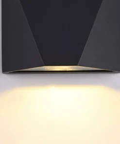 Ledowa, czarna lampa elewacyjna O577WL-L5B BEEKMAN | Kaja Oświetlenie*Sklep Kaja Outlet
