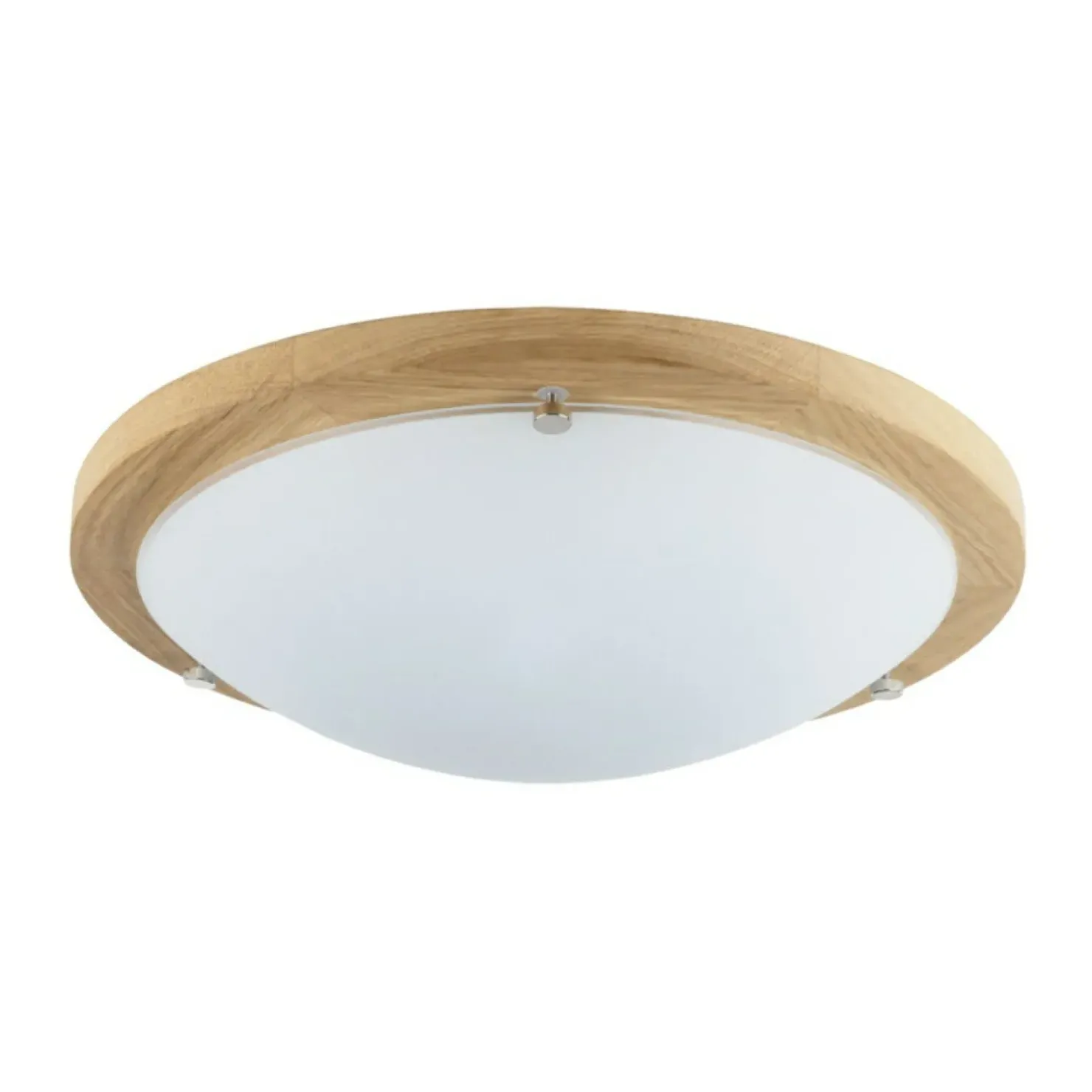 Ledowa, drewniana lampa sufitowa - plafon ⌀45cm 4754174 FRIDA | Kaja*Sklep Kaja Outlet