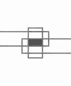 Ledowa, geometryczna lampa sufitowa MX7907-3B-3BT ERVI | Kaja*Sklep Kaja Store