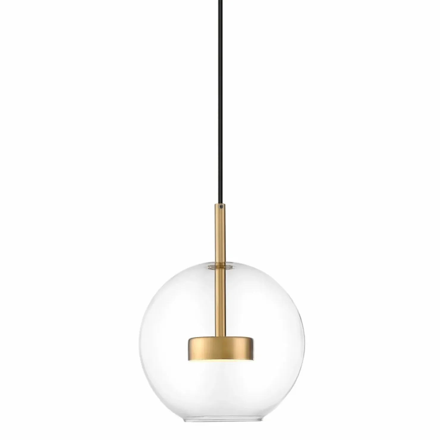 Online Sklep Kaja Ledowa, kulista, złota lampa wisząca P0428-01J-L4AC ENCELADUS | Kaja