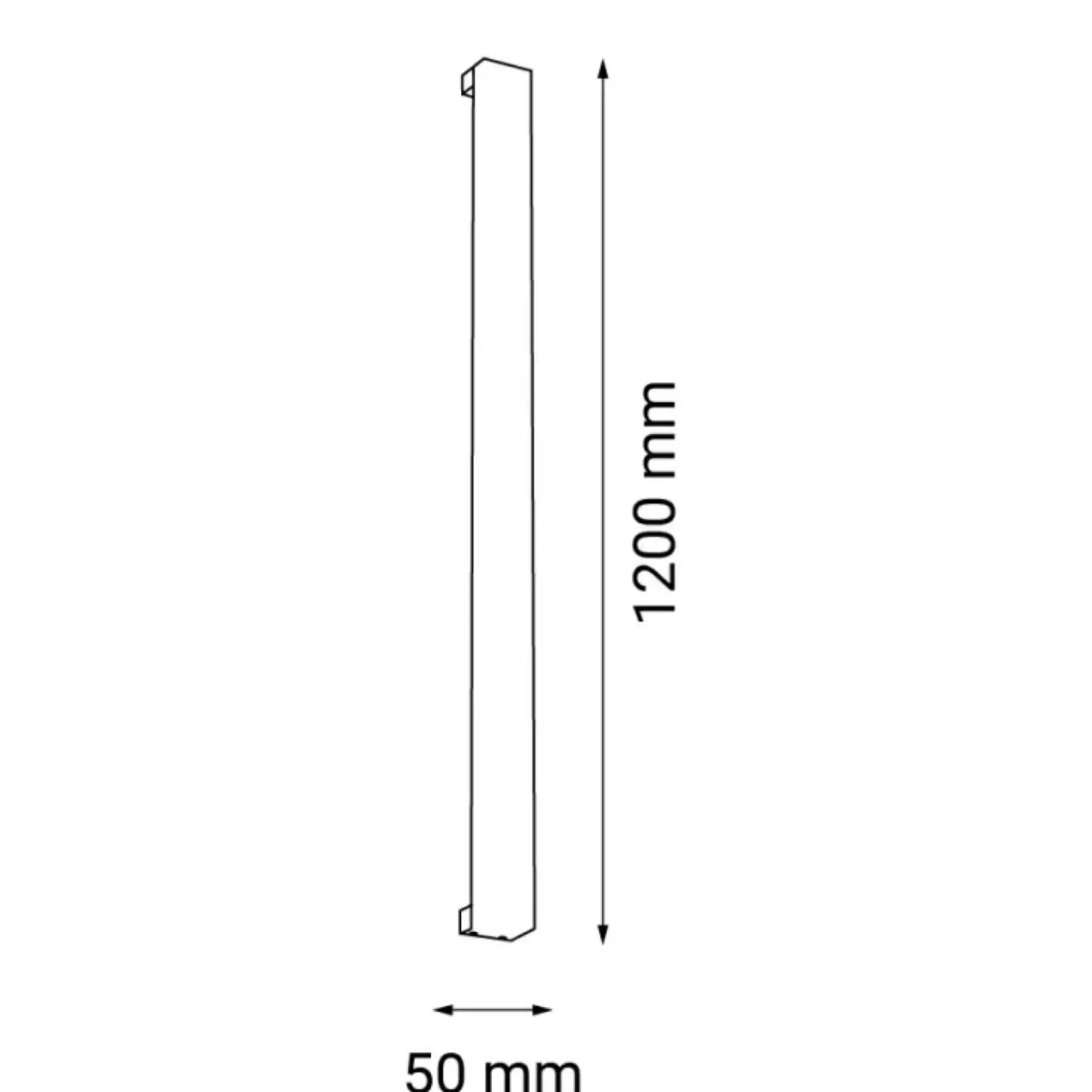 Ledowa lampa ścienna w formie listwy 120cm 3000K ANT 4015 HOSO | Kaja*Sklep Kaja Sale
