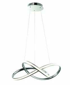 Store Sklep Kaja Ledowa lampa wisząca chromowany zawijas ML3806 CAPPIO | Kaja