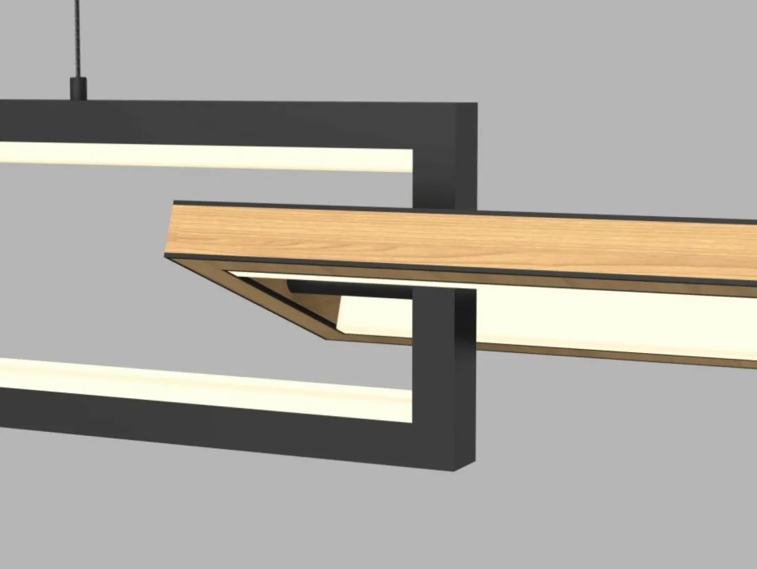 Outlet Sklep Kaja Ledowa lampa z obrotowymi ramkami WF 7022-306 MATERA | Kaja