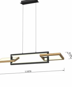 Outlet Sklep Kaja Ledowa lampa z obrotowymi ramkami WF 7022-306 MATERA | Kaja