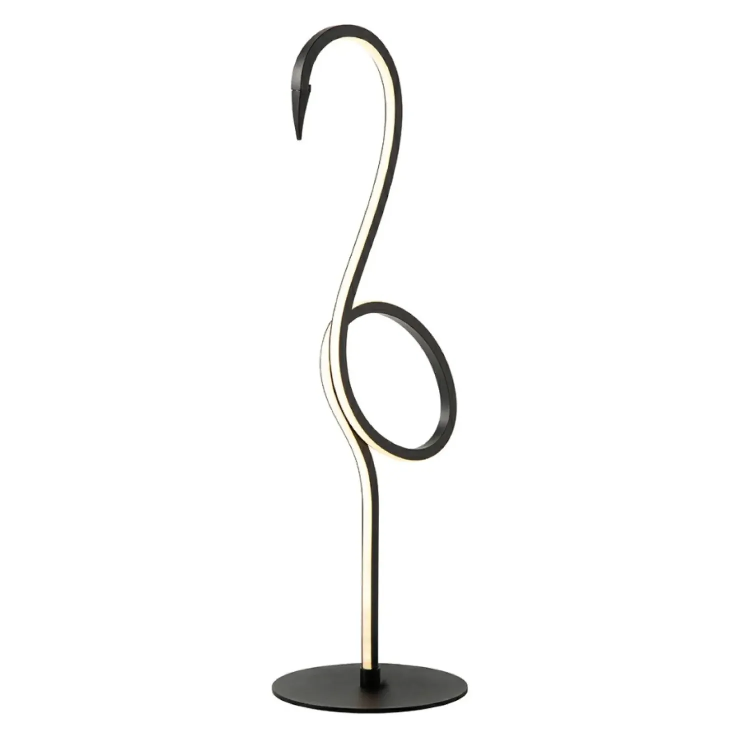 Ledowa lampka stołowa, flaming FLAMINGO-TL-BLK z serii FLAMINGO*Sklep Kaja Sale