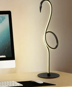 Ledowa lampka stołowa, flaming FLAMINGO-TL-BLK z serii FLAMINGO*Sklep Kaja Sale
