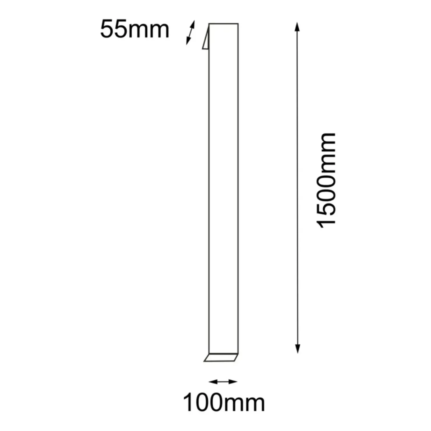Ledowa listwa elewacyjna 150cm 3000K ANT 9925 HIKONE | Kaja*Sklep Kaja Online