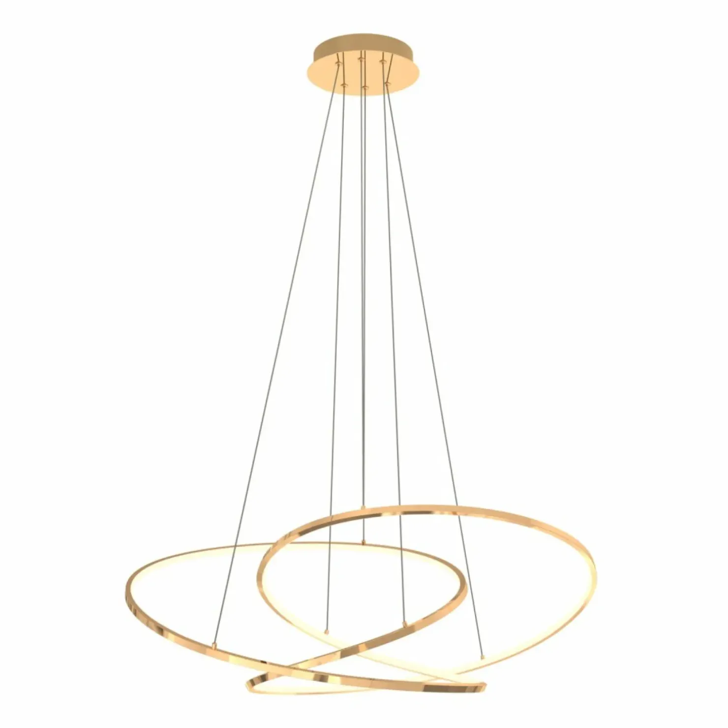 Cheap Sklep Kaja Ledowa, ozdobna lampa wisząca wstążka MD7360-1A-3GT CHOLET | Kaja