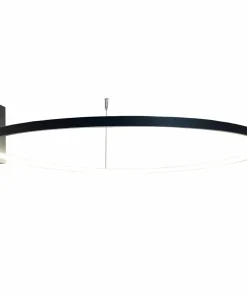 Ledowe, czarne koło sufitowe ⌀117cm 3000K ANT 1350 z serii AGA*Sklep Kaja Store