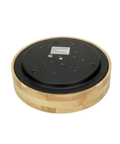 Ledowy, drewniany plafon ⌀35cm PLF-4350-20W-WD-BK-4K z serii CAMPELO*Sklep Kaja Clearance