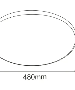 Ledowy, duży plafon do salonu ⌀48cm 4000K ANT 1067 IKA | Kaja*Sklep Kaja Cheap