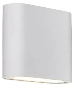 Ledowy kinkiet elewacyjny, geometryczny LP-1556/1W WH z serii SAP*Sklep Kaja Cheap